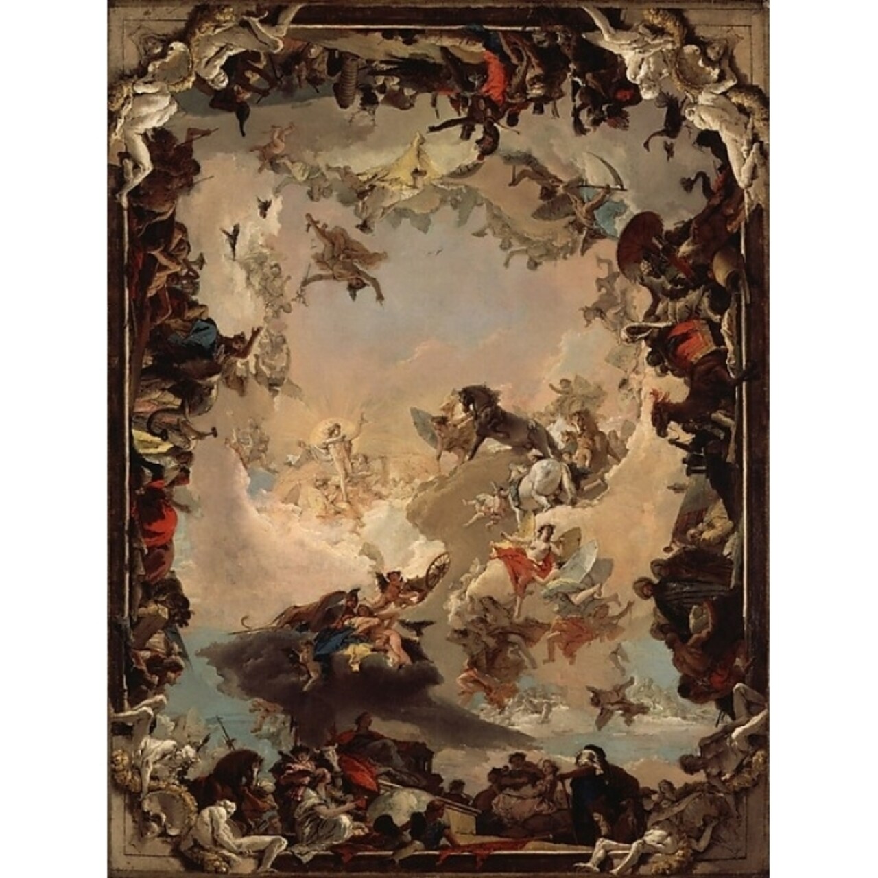 Allegory Of The Planets And Continents Poster Print By Giovanni Battista Tiepolo (Italian Venice 1696??1770 Madrid) (18